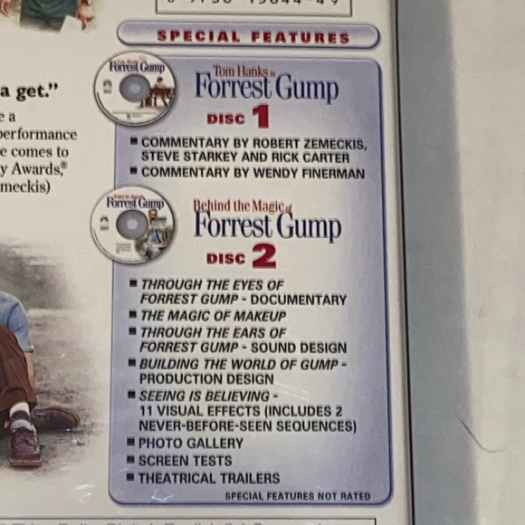 Paramount Home Entertainment New Forrest Gump Special Collector’s Edition DVD - Picture 3 of 4